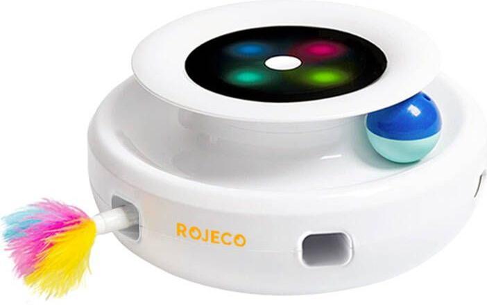 Rojeco 2 en 1 Interactif (Jouet d'occupation chat)