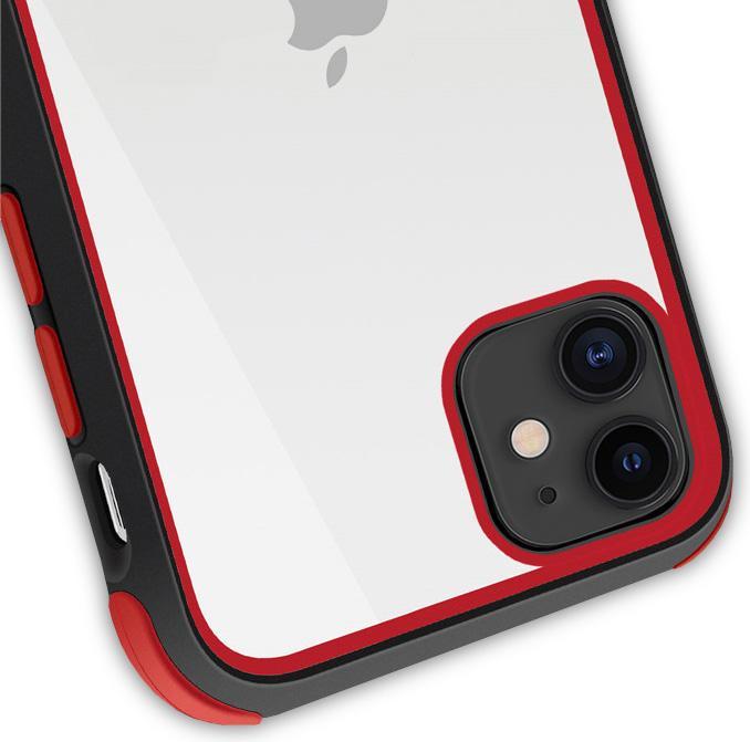 Produktbild Crong Trace Clear Cover - Etui iPhone 11 Pro (czarny/czerwony) (Apple iPhone 11 Pro)