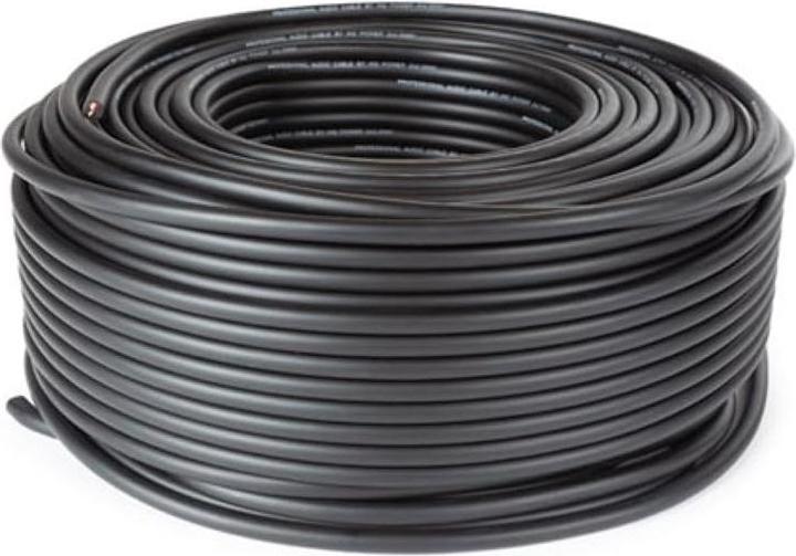 Actual product image Cables PROFESSIONAL SPEAKER WIRE - BLACK - 2 x 4.00 mm² - 100 m (100 m, 4 mm²)