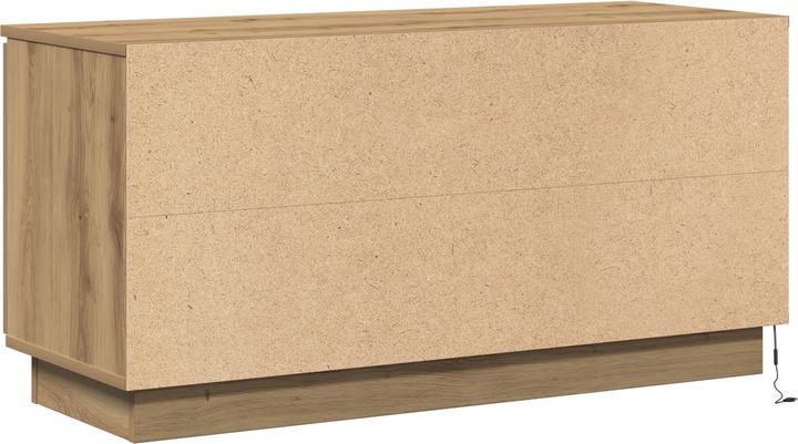 Actual product image VidaXL TV cabinet solid oak 100x38x49 cm wood-based material