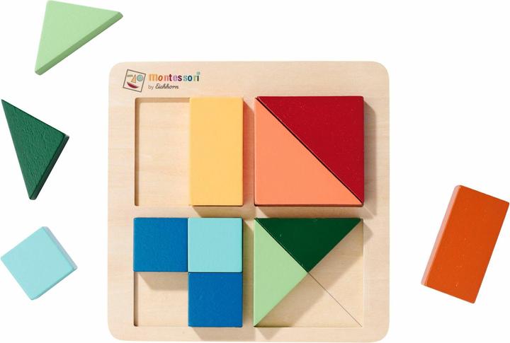 Produktbild Eichhorn EH Montessori Formen Puzzzle (12 Teile)