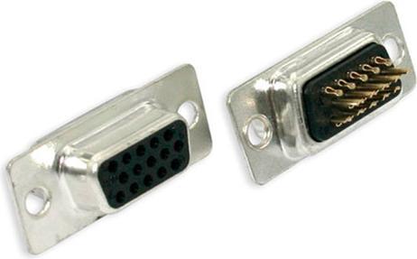 Actual product image Intronics 15 pole High Density D-sub Connector Female, suitable for VGA