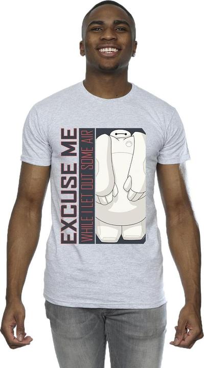Immagine prodotto Disney Big Hero 6 Baymax Excuse Me Some Air Maglietta Uomo (M)