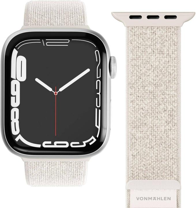 Image du produit Vonmählen Bracelet Sport 2 pour Apple Watch 38 40 41 mm beige (Nylon)
