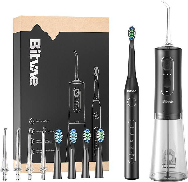 Bitvae Schallzahnbürste D2 + Irrigator C2 (Schallzahnbürste)
