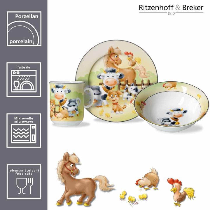 Actual product image Ritzenhoff & Breker Hoftiere Kindergeschirr mit Besteck
