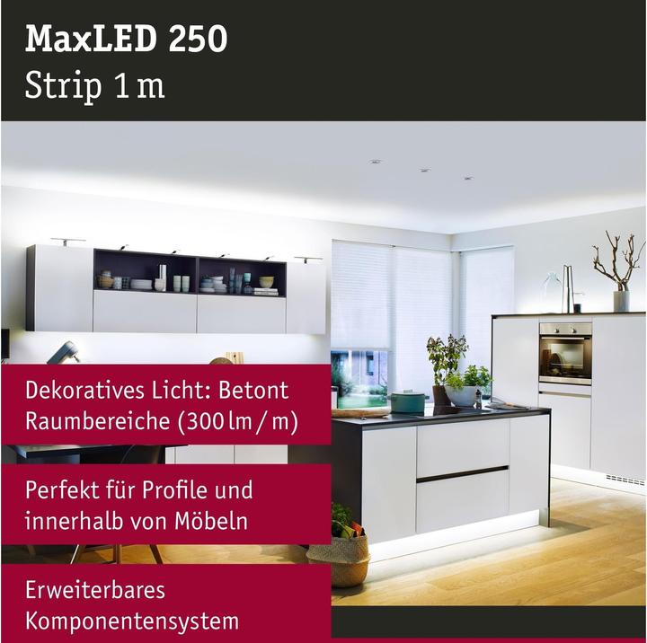 Image du produit Paulmann MaxLED 250 Stripe (Lumière du jour, 100 cm, Intérieur)