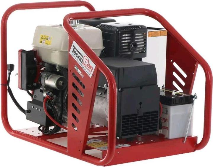 Actual product image TecnoGen Petrol generator 6 kW with AVR control Continuous output 54 kW three-phase (54000 W)
