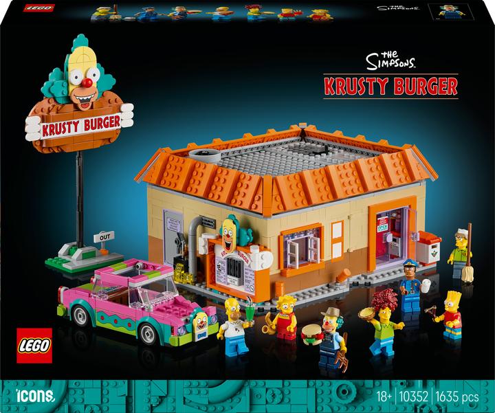 Actual product image LEGO 10352 The Simpsons: Krusty Burger (10352, LEGO Icons)
