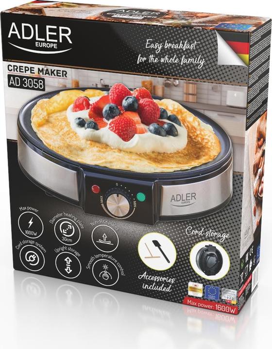 Produktbild Adler AD3058 Crêpes Maker