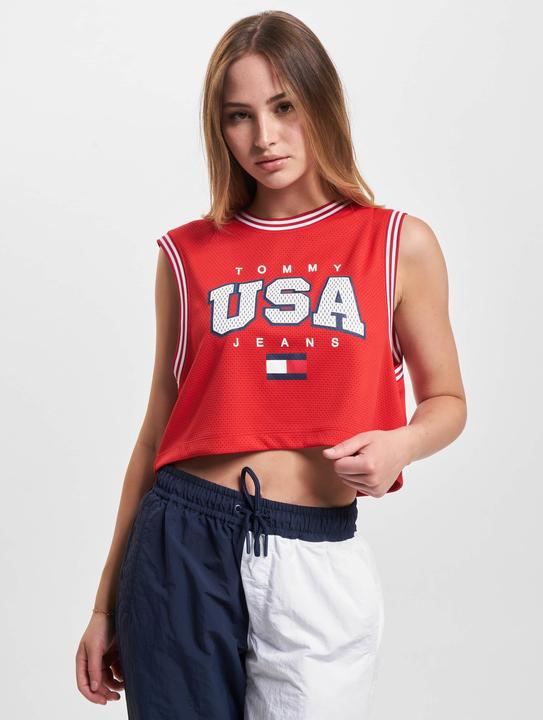 Actual product image Tommy Hilfiger Tommy Jeans Crp USA Basketball Crop Top - 86549 (M)