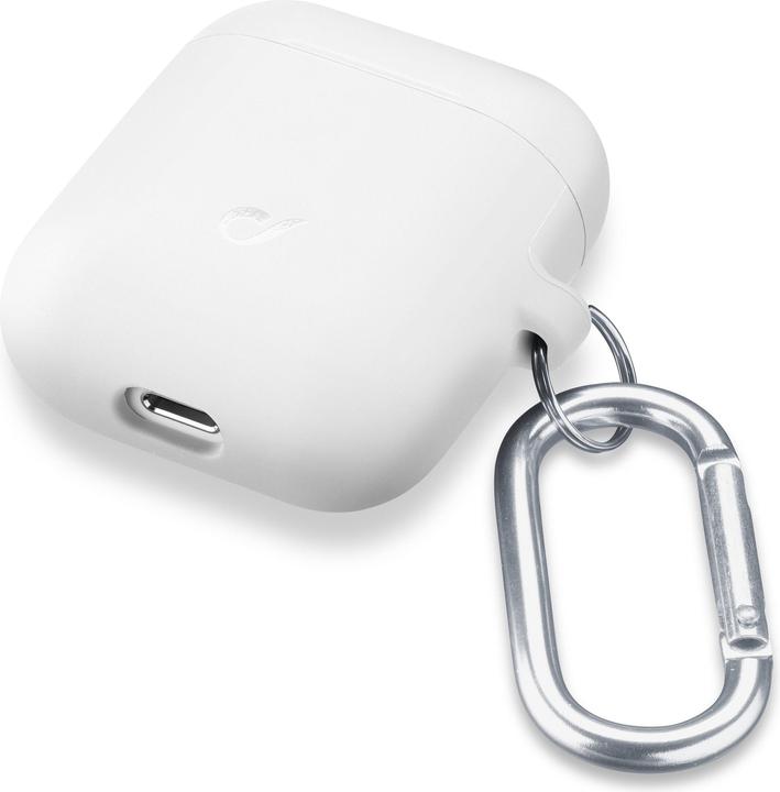 Image du produit Cellularline Bounce Case for AirPods 2 Housse de protection mousqueton blanc (Sac pour écouteurs)