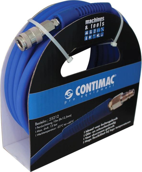 Produktbild Contimac 25212 Druckluftschlauch 10 m. Composit inkl. Kupplungen