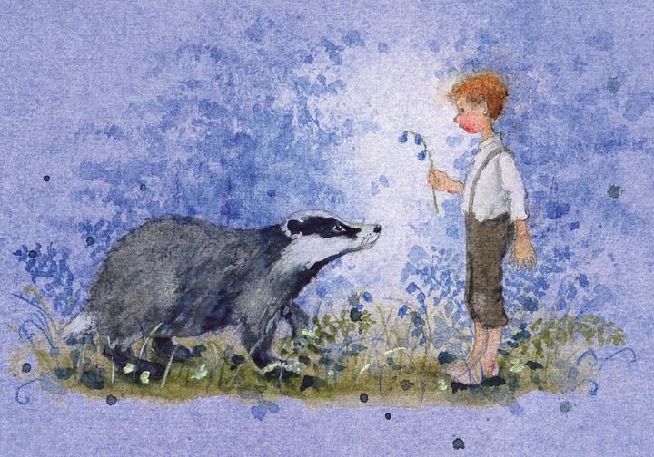 Produktbild Postkartenbuch »Waldkinder« (Harter Einband, Deutsch)