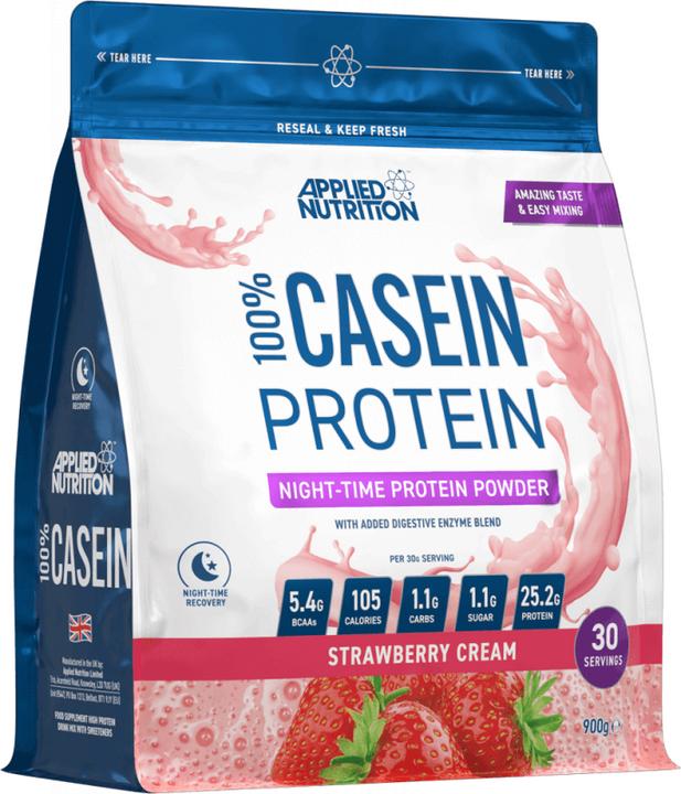 Produktbild Applied Nutririon 100% Casein Protein (Strawberry Cream, 1 Stk., 900 g)