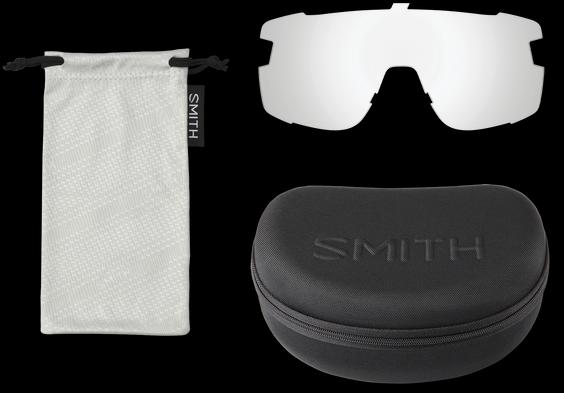 Actual product image Smith Wildcat (Mat Black, Red Mirror, Red)