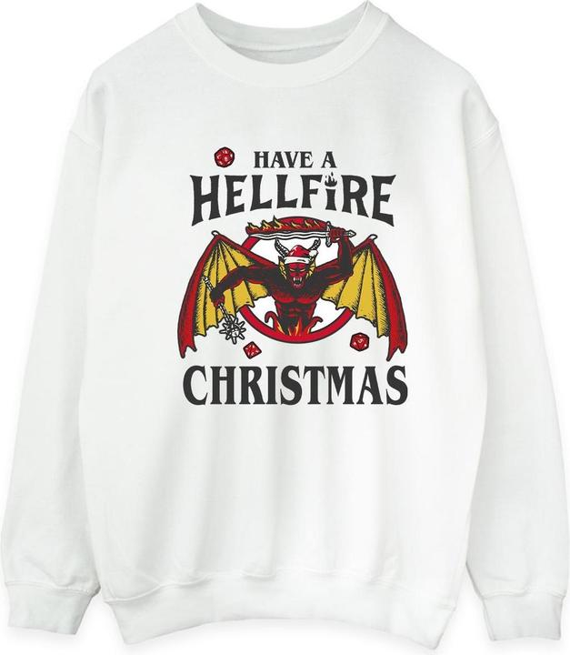 Netflix Stranger Things Hellfire Christmas Sweatshirt (XL)