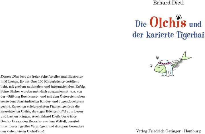 Produktbild Die Olchis und der karierte Tigerhai (Deutsch, Erhard Dietl, 2009)