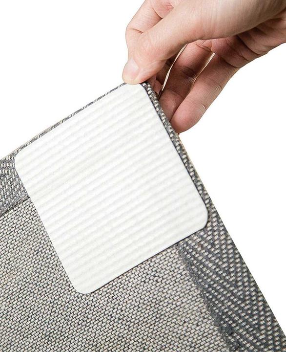 Produktbild Werkstein Vakuum Anti-Rutsch Teppich Pads – 4er Set (10 x 10 cm)