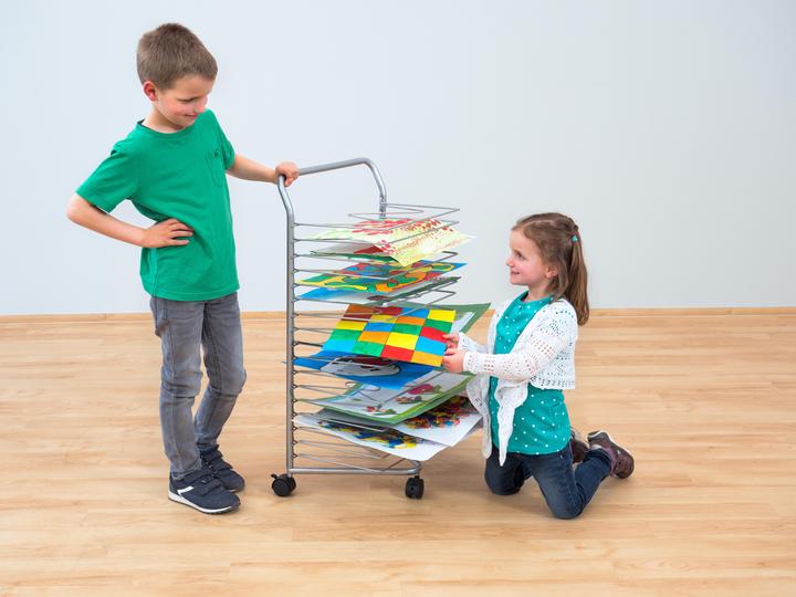 Immagine prodotto Betzold Carrello di asciugatura, argento