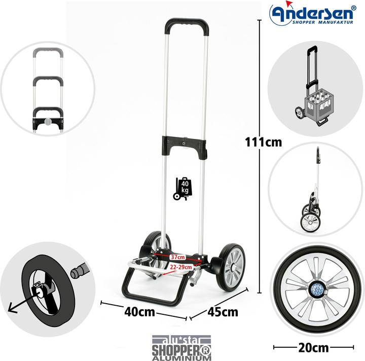 Actual product image Andersen Alu Star Shopper Charu