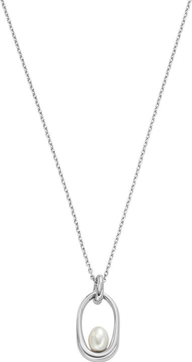 Skagen Agnethe Pearl Halskette (Edelstahl, 41 cm)