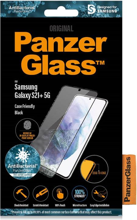 Actual product image PanzerGlass CaseFriendly Fingerprint (1 Piece, Samsung Galaxy S21+ 5G)