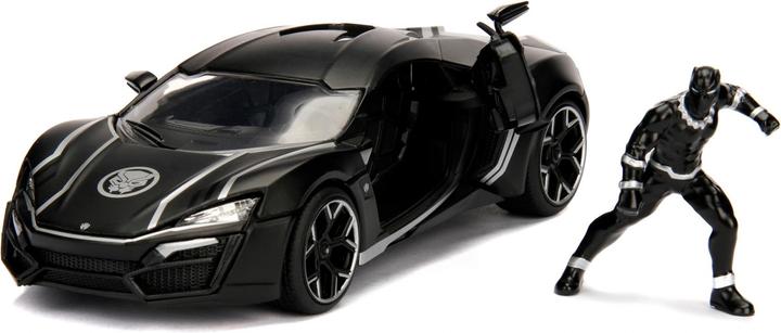 Image du produit Jada Avengers Black Panther avec voiture 1:24