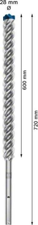 Actual product image Bosch Professional Zubehör Expert SDS max-8X hammer drill, 28 x 600 x 720 mm (28 mm)