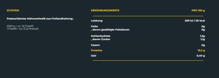 Immagine prodotto Eurovo Bianco d'uovo WhiteForce 3000 (Neutro, 1 pz.)