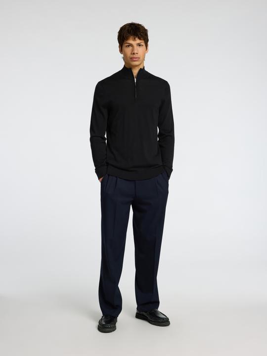 Image du produit Selected Homme Slhtray Ls Knit Merino Half Zip Noos (S)