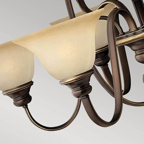 Produktbild Elstead Lighting Cello Kronleuchter E27 9-fach Antike Bronze (90.80 cm)