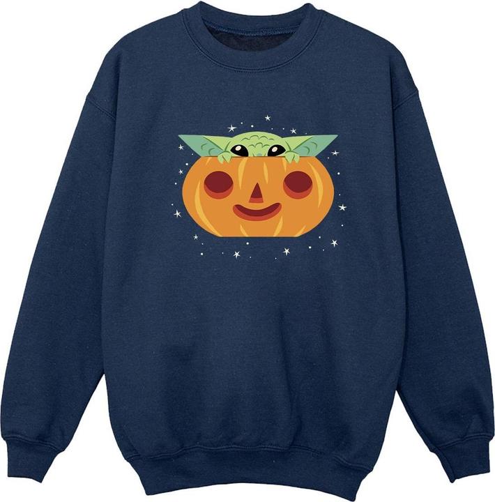 Star Wars The Mandalorian Grogu Pumpkin Sweatshirt Jungen