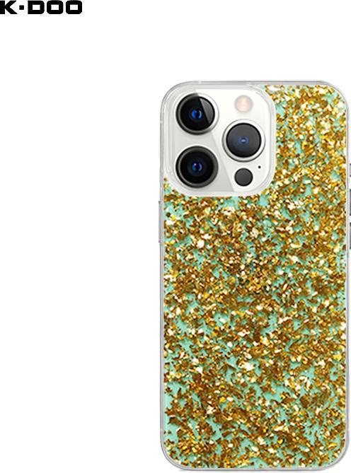 Produktbild RPD iPhone 13 Pro Max - K-Doo Flash Glitter Case, Gold (Apple iPhone 13 Pro Max)