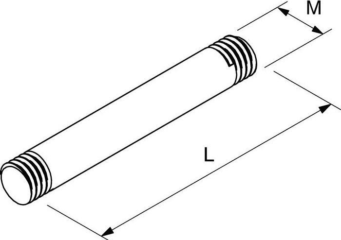 Produktbild Fischer Schraubbolzen SBB M8 Länge 55 mm
