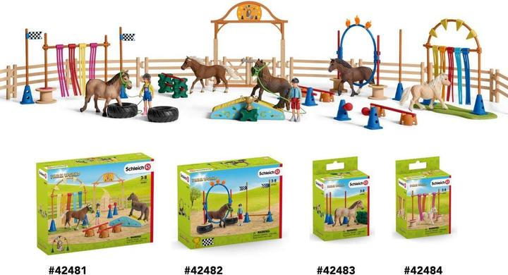 Image du produit Schleich Rideau de voltige du poney