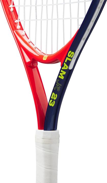Actual product image Wilson Slam Junior 23 Boys Tennisschläger rot-gelb besaitet 205g L0 NEU (0, 200 g)
