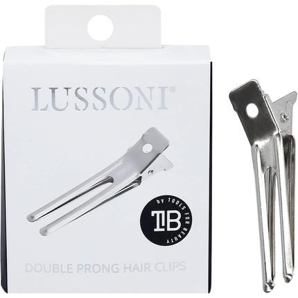Tools for Beauty T4B LUSSONI Double Pointed Hair Clips High Quality Stainless Steel for Professional or Home Use Prac
