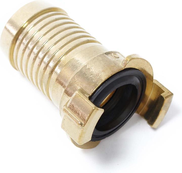Produktbild Wiltec Messing Schlauchtülle DN32 (1 1/4") Schlauch Verbinder Schnellkupplung (Schlauchverbinder, 32 mm)