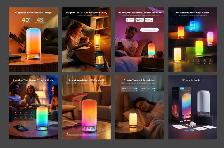 Produktbild Govee Table Lamp (500 lm)