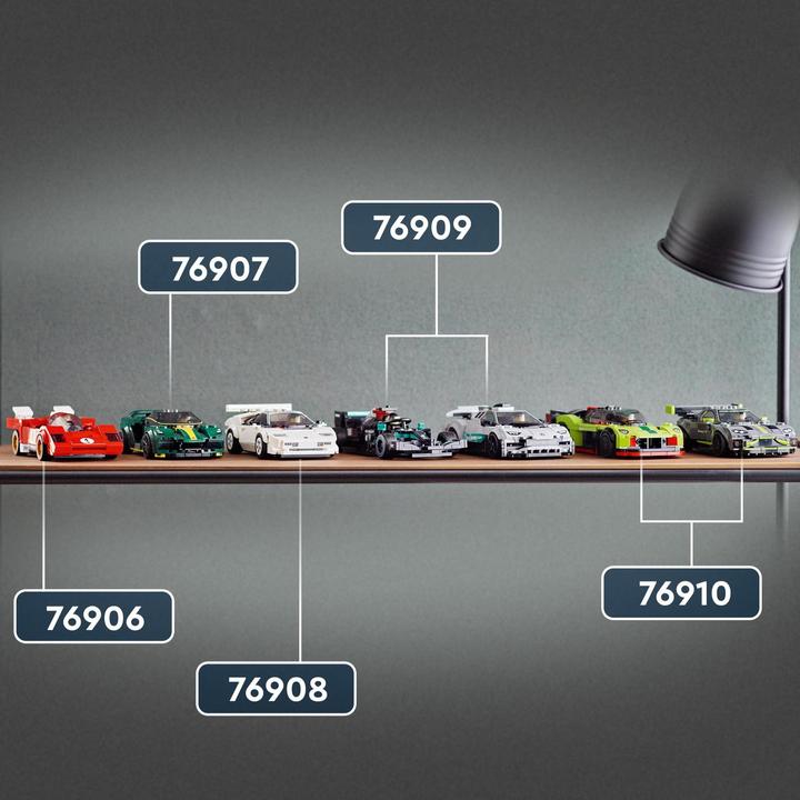 Produktbild LEGO Aston Martin Valkyrie AMR Pro & Aston Martin Vantage GT3 (76910, LEGO Speed Champions)