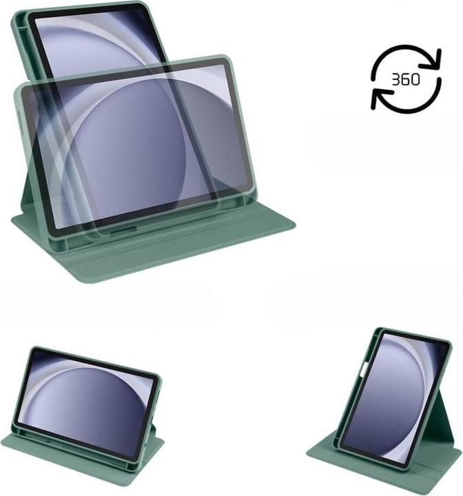 Produktbild Cover-Discount Galaxy Tab A9+ - 360-Grad Hülle dunkelgrün (Galaxy Tab A9+)