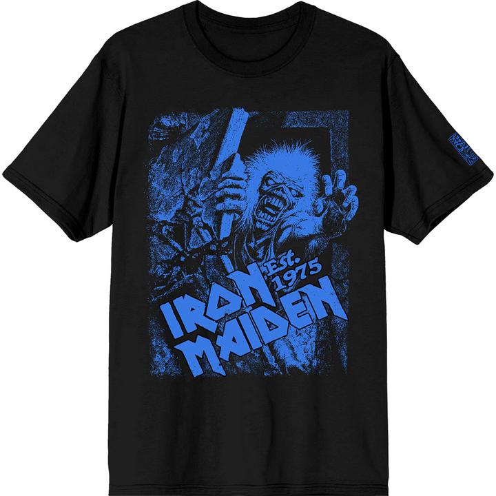Iron Maiden Est. 1975 No Prayer Grave Blue Sleeve Print