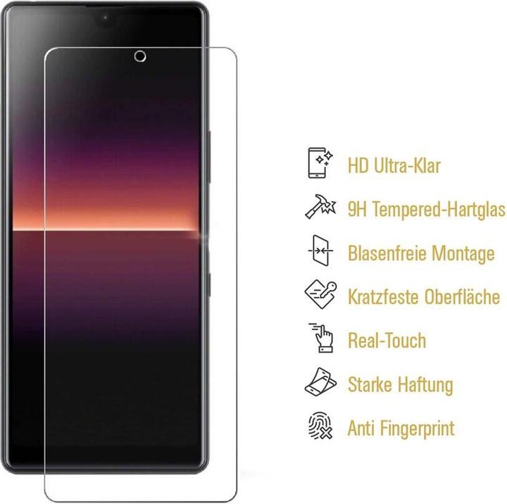 Actual product image Protectorking 1x real tempered 9H armoured glass 3D CLEAR (1 Piece, Sony Xperia L4)