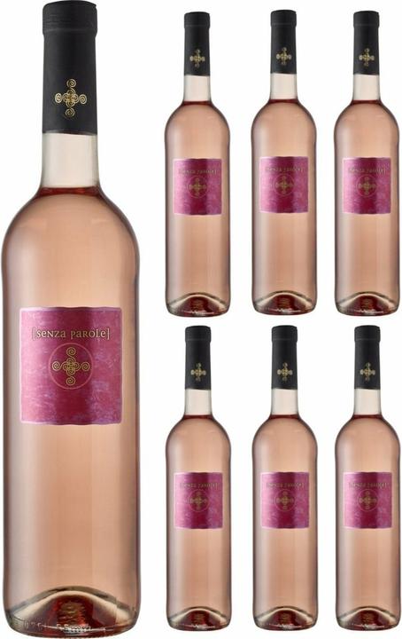 Immagine prodotto Senza Parole Rosato Terre di Chieti IGT amabile 0,75l - scatola da 6 (2021)
