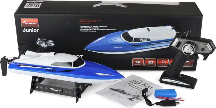 Image du produit Amewi speedboat 7012 mono blue 2,4 GHz RTR 25km/h