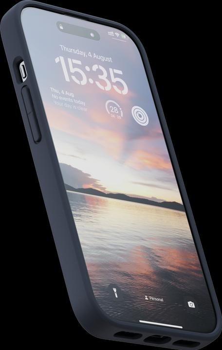 Immagine prodotto Njord Custodia rigida per Magsafe in pelle Salm.Leather Nero (Apple iPhone 15 Pro)