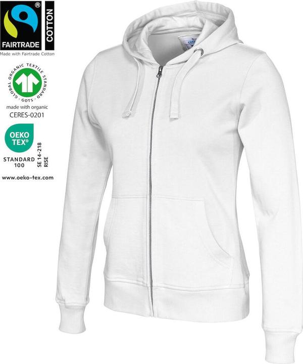 Immagine prodotto Cottover Felpa con cappuccio full zip da donna (L)