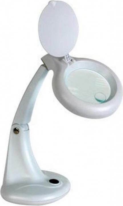 Produktbild Velleman Schreibtischlampe Mit Lupe 3 + 12 Dioptrien - 12W - Weiss