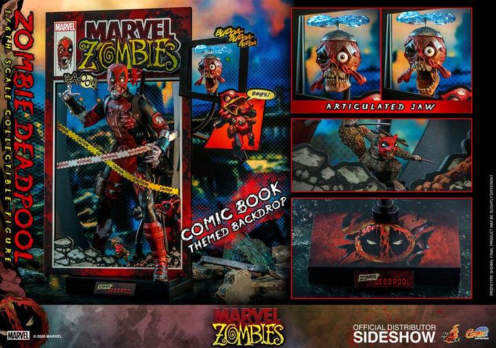 Immagine prodotto Hot Toys Marvel Zombies "Zombie Deadpool", personaggio d'azione del fumetto Masterpiece